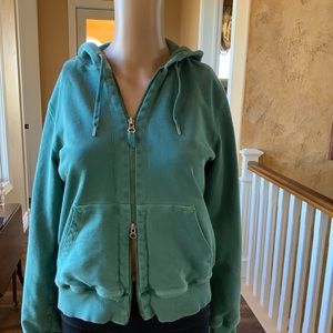 Teal green sweatshirt